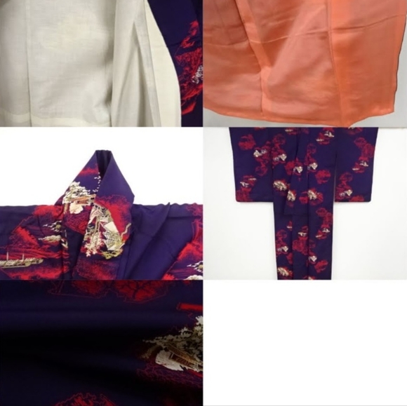 Vintage Japanese Silk Kimono | Robe | Cover Up - Picture 4 of 8